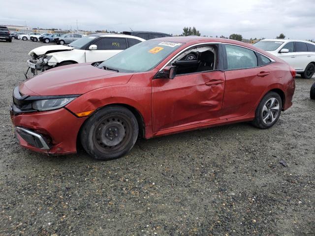 HONDA CIVIC LX 2019 with VIN 19XFC2F60KE207944 - Photo from auction