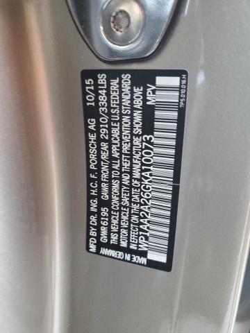 Photo 14 from auction – 2016 PORSCHE CAYENNE with VIN WP1AA2A26GKA10073