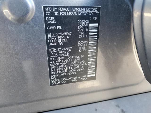 Photo 14 from auction – 2020 NISSAN ROGUE S with VIN KNMAT2MT9LP530216