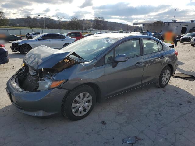 HONDA CIVIC LX 2012 with VIN 19XFB2F5XCE100833 - Photo from auction