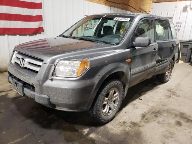 HONDA PILOT LX 2007 with VIN 2HKYF18177H504885 - Photo from auction