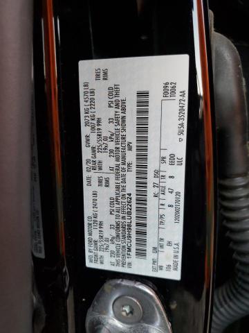 Photo 14 from auction – 2020 FORD ESCAPE SEL with VIN 1FMCU9H98LUB22624
