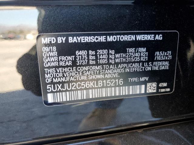 Photo 14 from auction – 2019 BMW X5 XDRIVE5 with VIN 5UXJU2C56KLB15216