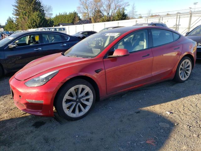 TESLA MODEL 3 2022 with VIN 5YJ3E1EA1NF185366 - Photo from auction