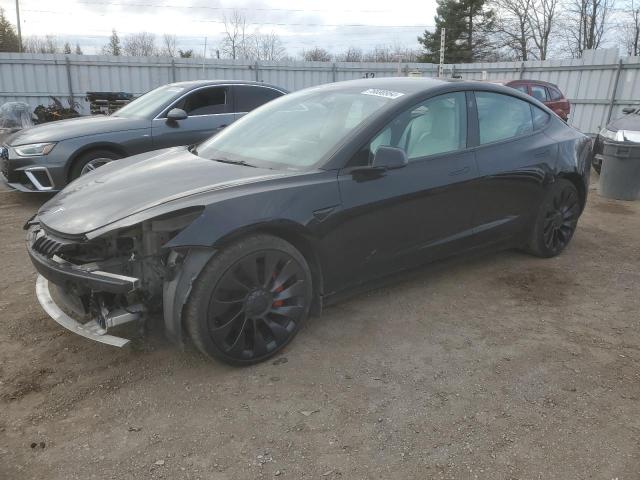 TESLA MODEL 3 2022 with VIN 5YJ3E1ECXNF308535 - Photo from auction