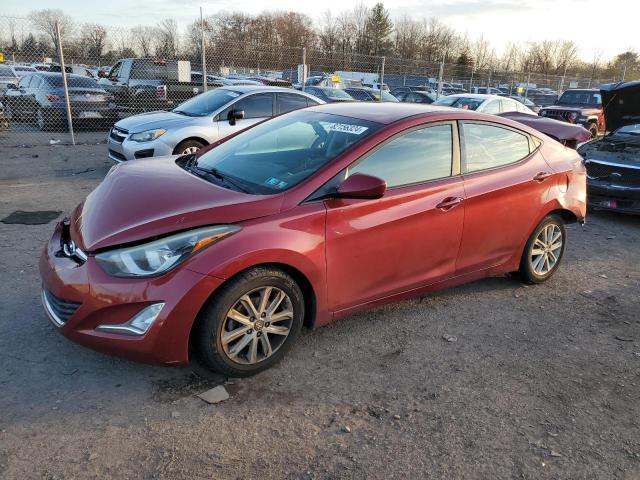 HYUNDAI ELANTRA SE 2016 with VIN 5NPDH4AE3GH654189 - Photo from auction