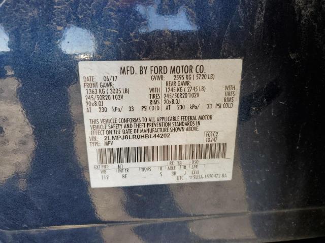 Photo 14 from auction – 2017 LINCOLN MKX RESERV with VIN 2LMPJ8LR0HBL44202