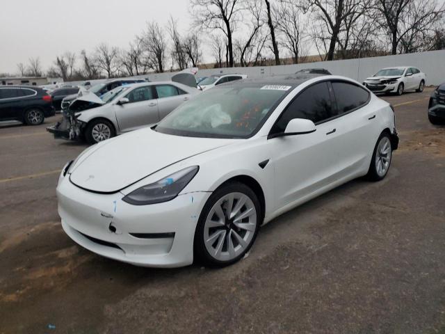 TESLA MODEL 3 2021 with VIN 5YJ3E1EBXMF906758 - Photo from auction