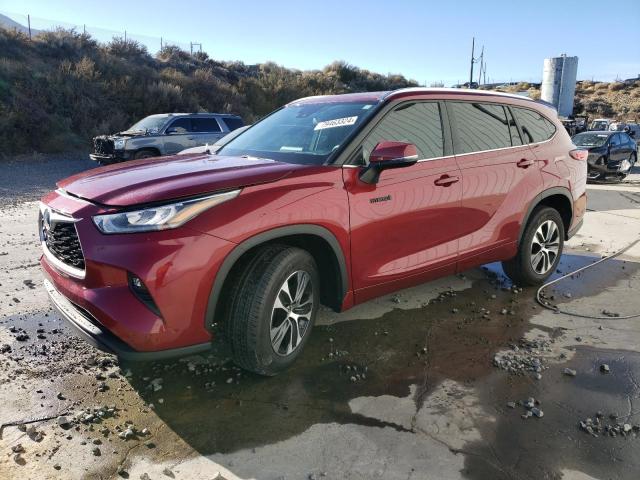 TOYOTA HIGHLANDER 2020 with VIN 5TDHARAH4LS502892 - Photo from auction