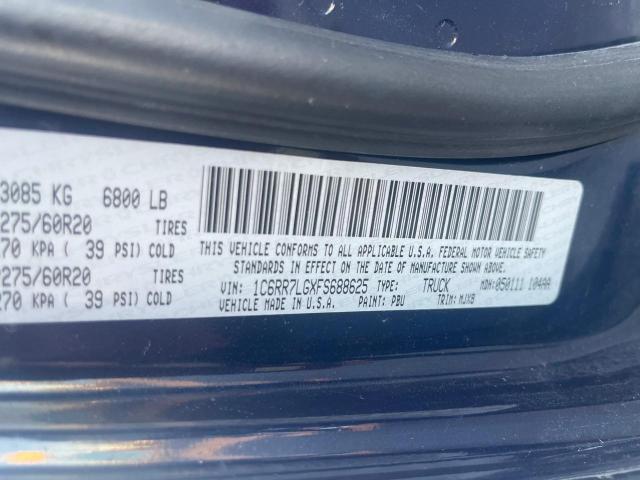 Photo 10 from auction – 2015 RAM 1500 SLT with VIN 1C6RR7LGXFS688625
