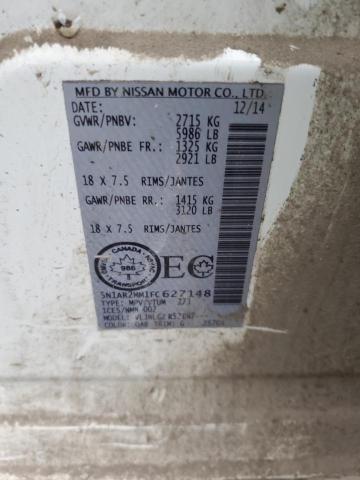 Photo 14 from auction – 2015 NISSAN PATHFINDER with VIN 5N1AR2MM1FC627148