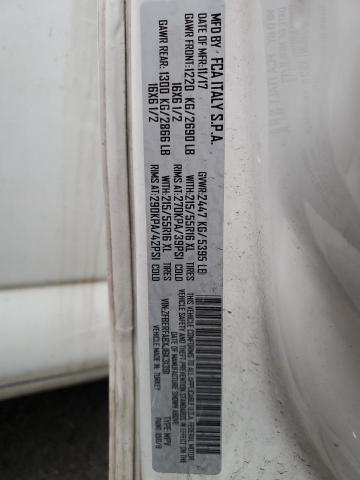 Photo 14 from auction – 2018 RAM PROMASTER with VIN ZFBERFABXJ6K31391