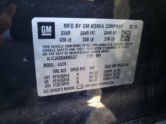 Photo 14 from auction – 2019 BUICK ENCORE PRE with VIN KL4CJASB5KB885327