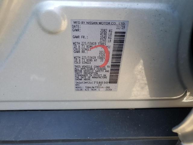 Photo 14 from auction – 2020 NISSAN ROGUE S with VIN 5N1AT2MT2LC758030