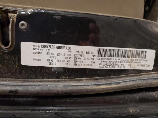 Photo 14 from auction – 2012 CHRYSLER TOWN & COU with VIN 2C4RC1CGXCR150916