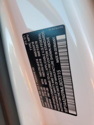 Photo 14 from auction – 2021 PORSCHE MACAN with VIN WP1AA2A59MLB03315