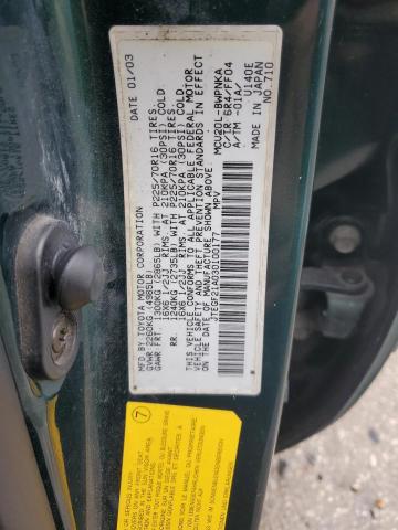 Photo 14 from auction – 2003 TOYOTA HIGHLANDER with VIN JTEGF21A030100177