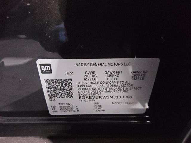 Photo 14 from auction – 2022 BUICK ENCLAVE PR with VIN 5GAEVBKW3NJ133388