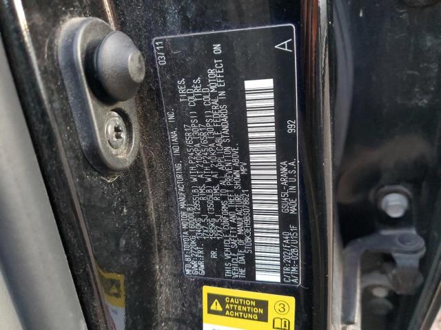 Photo 14 from auction – 2011 TOYOTA HIGHLANDER with VIN 5TDBK3EH9BS078621