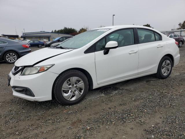 HONDA CIVIC LX 2013 with VIN 19XFB2F53DE250655 - Photo from auction