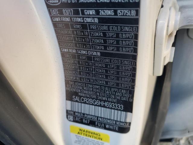 Zdjęcie 14 z aukcji – 2017 LAND ROVER DISCOVERY z VIN SALCR2BG6HH693333