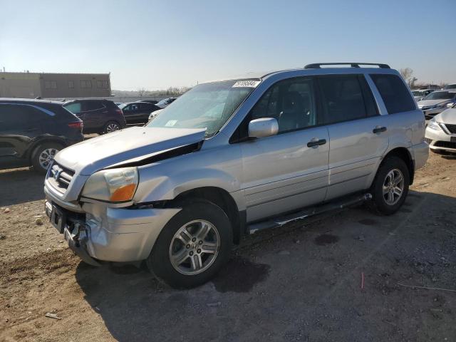 HONDA PILOT EXL 2004 with VIN 2HKYF18604H573067 - Photo from auction