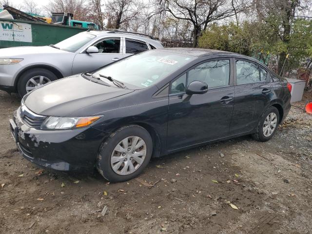 HONDA CIVIC LX 2012 with VIN 19XFB2F58CE316230 - Photo from auction