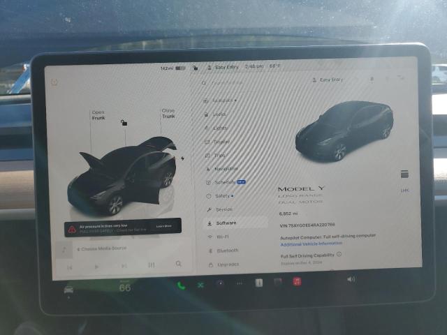 Photo 9 from auction – 2024 TESLA MODEL Y with VIN 7SAYGDEE4RA220766
