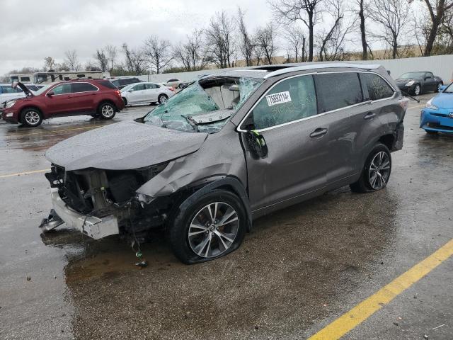 TOYOTA HIGHLANDER 2016 with VIN 5TDJKRFH1GS350468 - Photo from auction