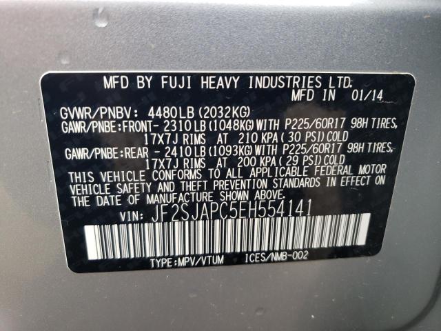 Photo 14 from auction – 2014 SUBARU FORESTER 2 with VIN JF2SJAPC5EH554141