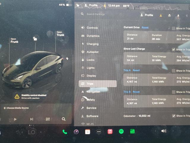 Photo 9 from auction – 2023 TESLA MODEL 3 with VIN 5YJ3E1EAXPF428921