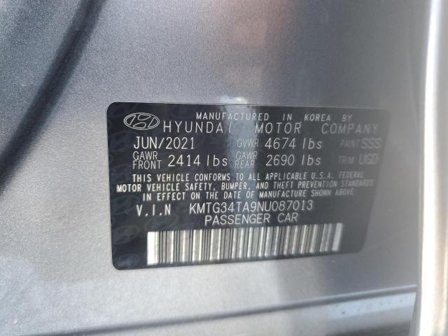 Photo 14 from auction – 2022 GENESIS G70 BASE with VIN KMTG34TA9NU087013