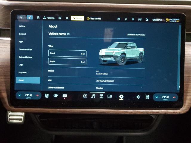 Photo 9 from auction – 2022 RIVIAN R1T LAUNCH with VIN 7FCTGAAL8NN005071
