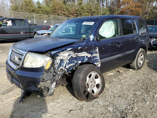 HONDA PILOT LX 2011 with VIN 5FNYF4H28BB097306 - Photo from auction