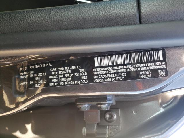 Photo 14 from auction – 2018 JEEP RENEGADE S with VIN ZACCJBAB2JPJ71623