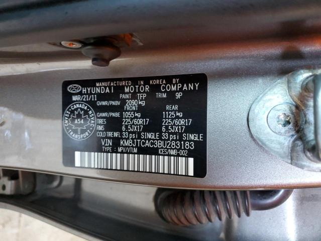 Photo 14 from auction – 2011 HYUNDAI TUCSON GL with VIN KM8JTCAC3BU283183