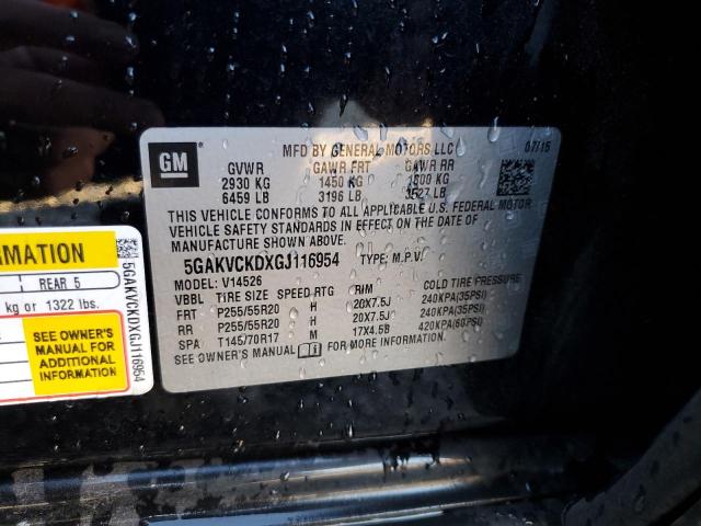 Photo 14 from auction – 2016 BUICK ENCLAVE with VIN 5GAKVCKDXGJ116954