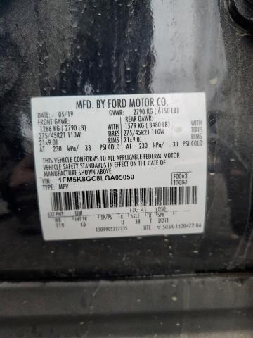 Photo 14 from auction – 2020 FORD EXPLORER S with VIN 1FM5K8GC8LGA05050