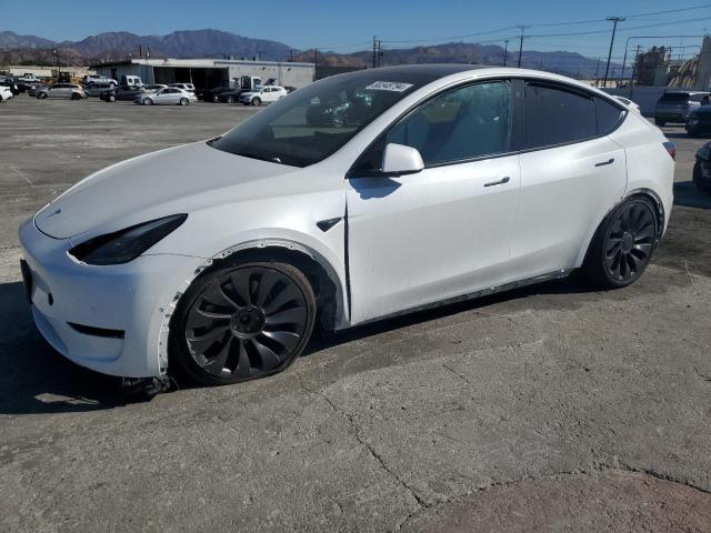 TESLA MODEL Y 2021 with VIN 5YJYGDEF4MF211602 - Photo from auction