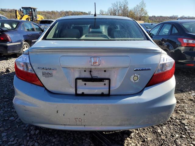 Photo 6 from auction – 2012 HONDA CIVIC HYBR with VIN JHMFB4F38CS009629