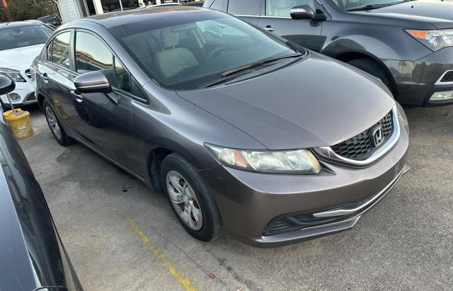 HONDA CIVIC LX 2015 with VIN 19XFB2F50FE100490 - Photo from auction