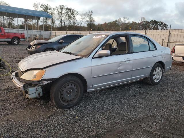 HONDA CIVIC EX 2002 with VIN 1HGES26702L051792 - Photo from auction