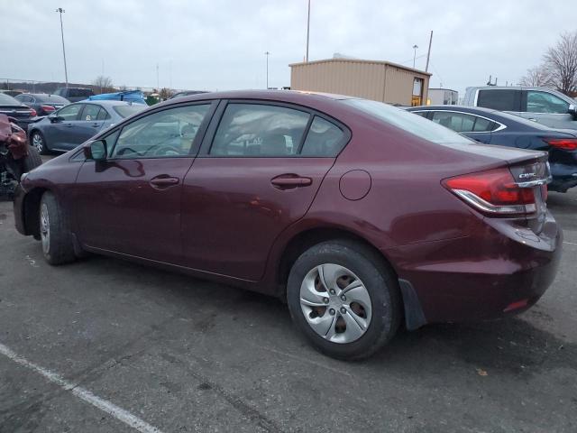 Photo 2 from auction – 2015 HONDA CIVIC LX with VIN 19XFB2F59FE009167