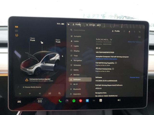 Zdjęcie 9 z aukcji – 2025 TESLA MODEL Y z VIN 7SAYGAEE1SF217525