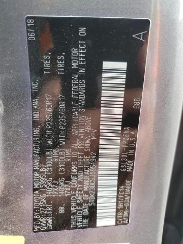 Photo 14 from auction – 2018 TOYOTA SIENNA LE with VIN 5TDKZ3DC5JS954942