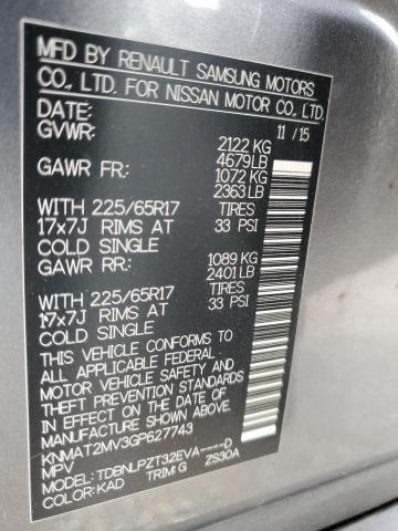 Photo 14 from auction – 2016 NISSAN ROGUE S with VIN KNMAT2MV3GP627743