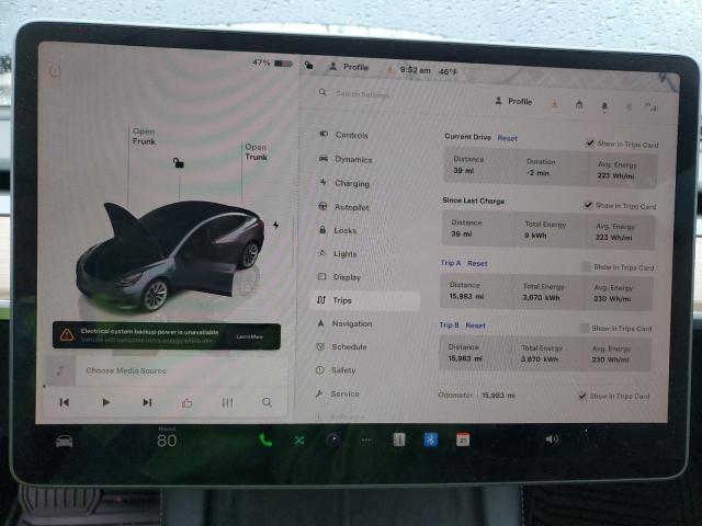 Photo 9 from auction – 2023 TESLA MODEL 3 with VIN 5YJ3E1EA3PF704825