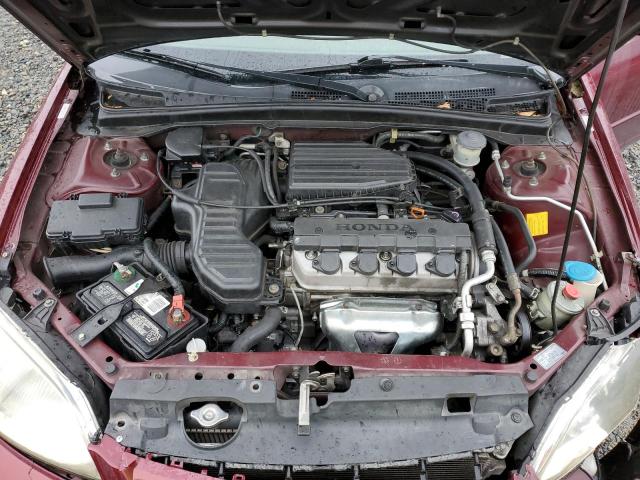 Photo 11 from auction – 2002 HONDA CIVIC LX with VIN 2HGES16532H502607