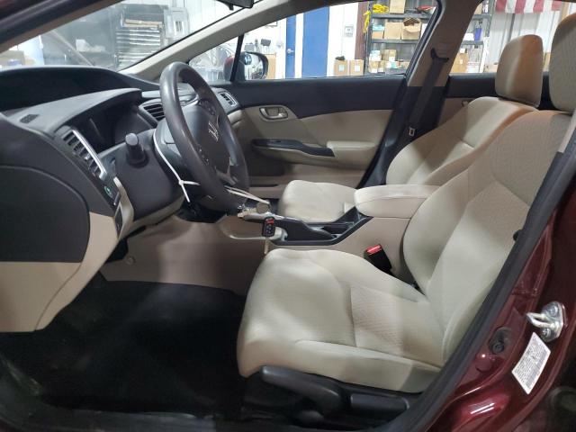 Photo 7 from auction – 2014 HONDA CIVIC LX with VIN 19XFB2F57EE031246