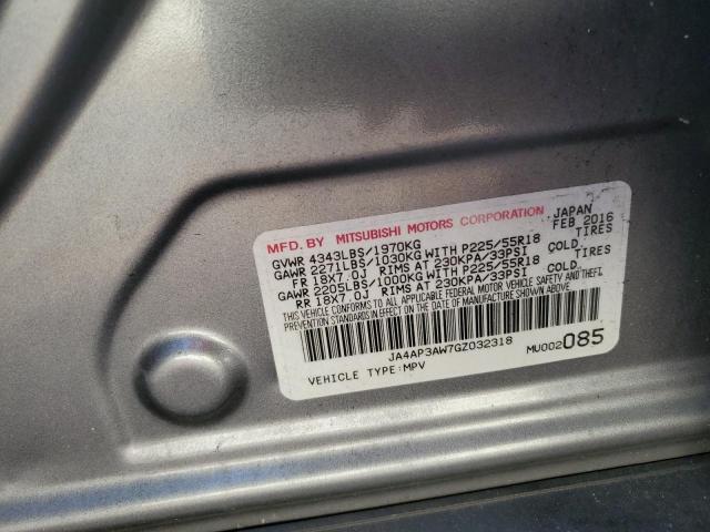 Photo 14 from auction – 2016 MITSUBISHI OUTLANDER with VIN JA4AP3AW7GZ032318